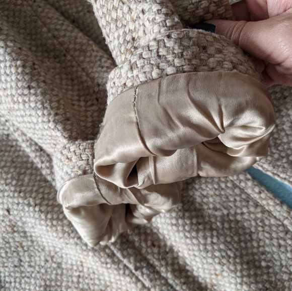 United Colors of Benetton Wool beige winter coat - Picture 3 of 7